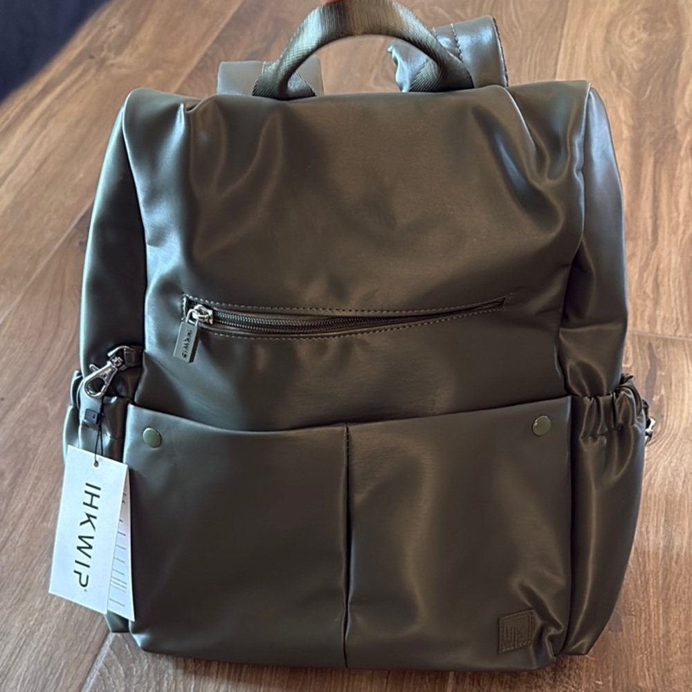 Stylish Olive Green Women's Backpack
